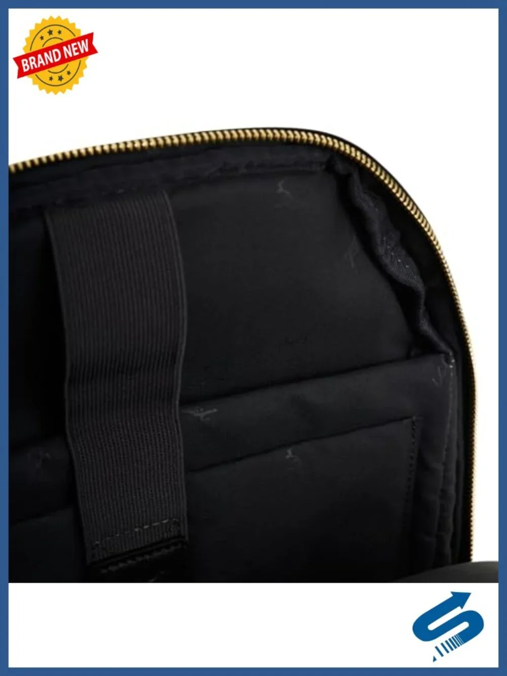 Canvas Backpack with Laptop Compartment, Adjustable Straps, Trolley Sleeve